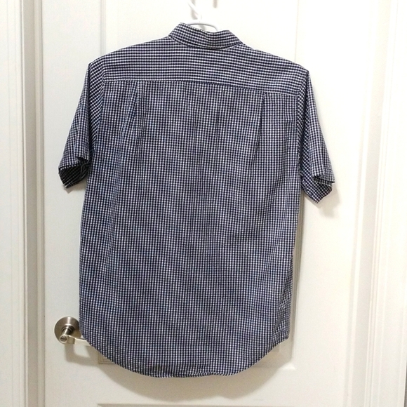 Eddie Bauer Blue Gingham Casual Shirt Size M, 100% Cotton - Picture 2 of 8